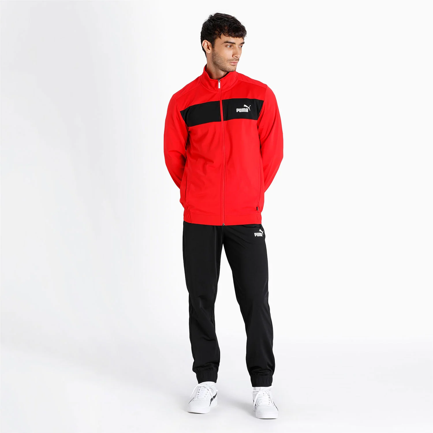Φωτογραφία προϊόντος: PUMA POLYESTER TRACKSUIT ΚΟΚΚΙΝΟ