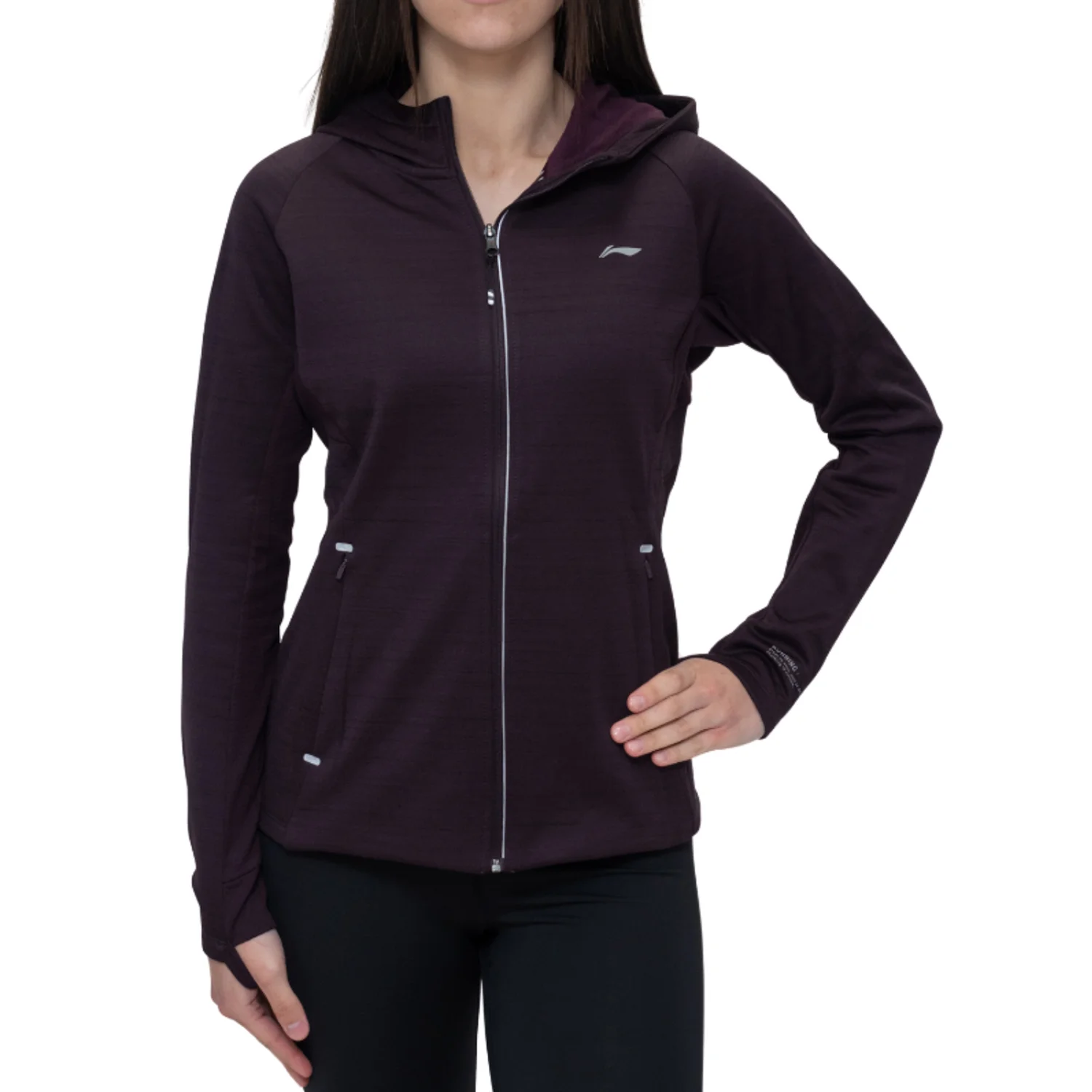 Φωτογραφία προϊόντος: Γυναικείο Φούτερ Li Ning Fit runner hoddies - ΜΩΒ