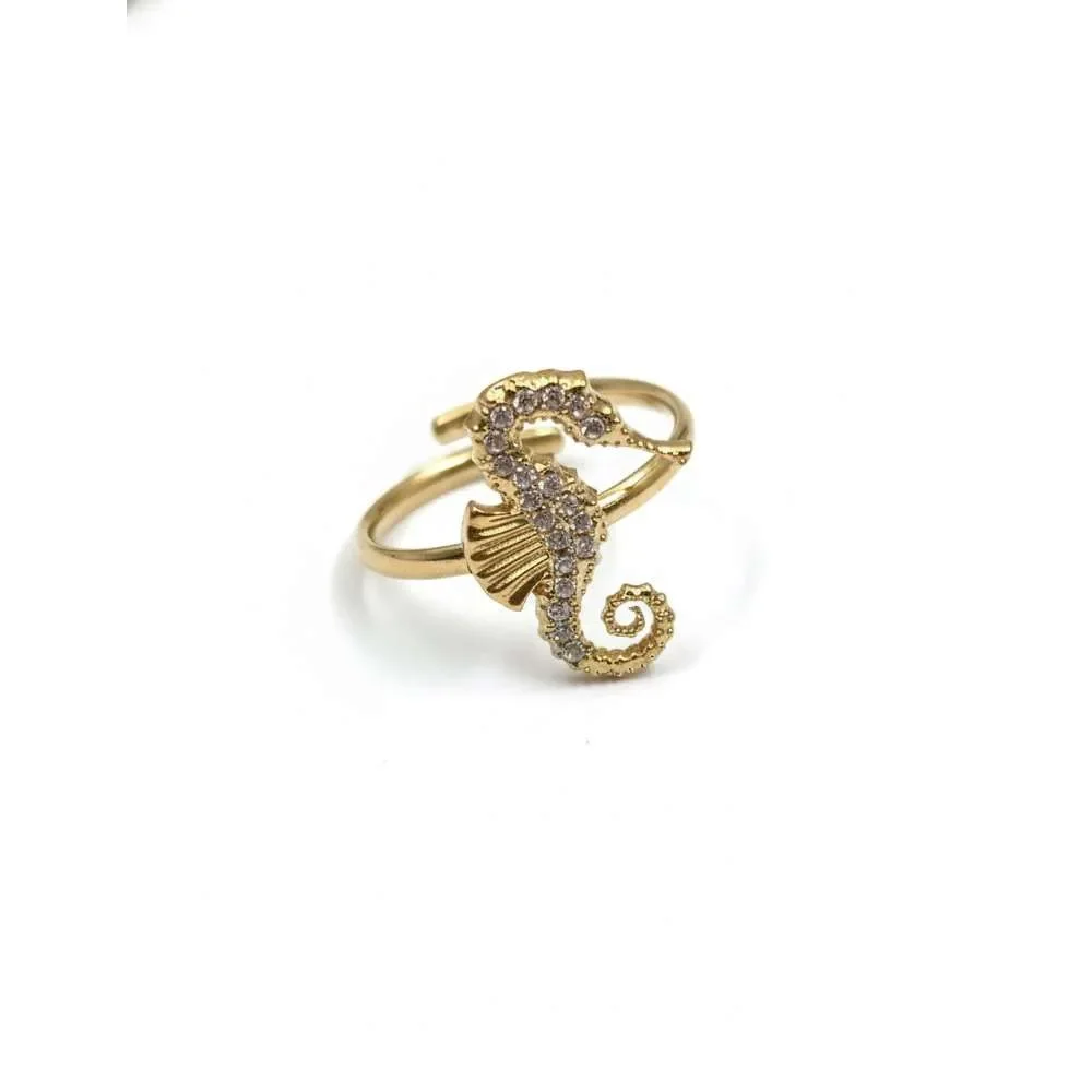 Φωτογραφία προϊόντος: OEM Sea horse ring χρυσό