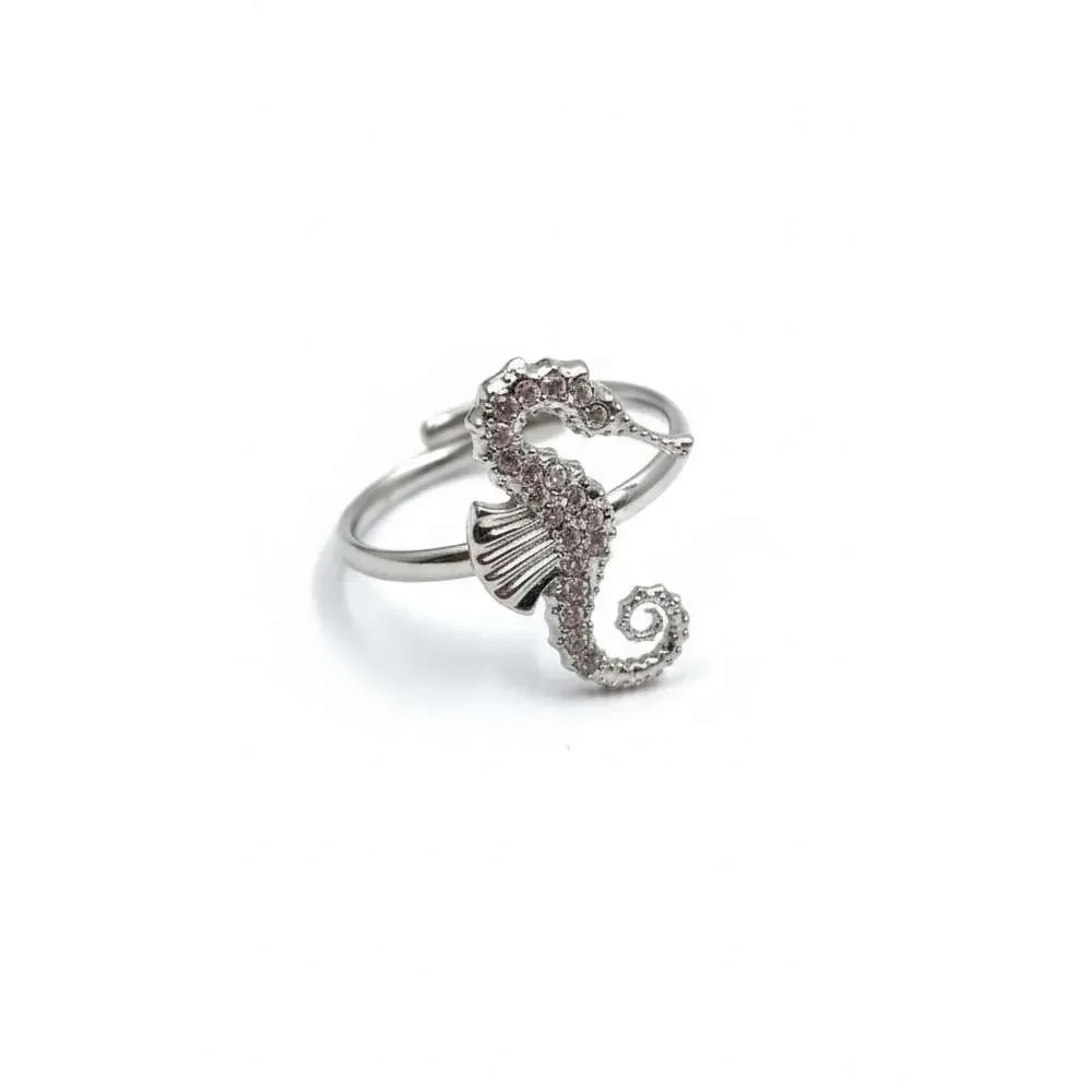 Φωτογραφία προϊόντος: OEM Sea horse ring silver