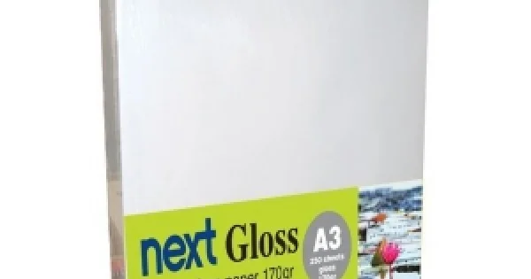 Φωτογραφία προϊόντος: ΧΑΡΤΙ NEXT PREMIUM GLOSS A3 170gr. (250φ.)