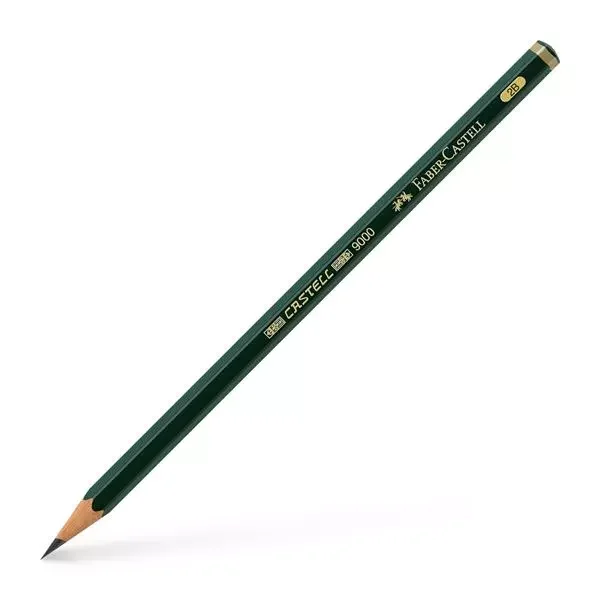 Φωτογραφία προϊόντος: FABER CASTEL Faber-Castell 9000 Μολύβι Σχεδίου 2B