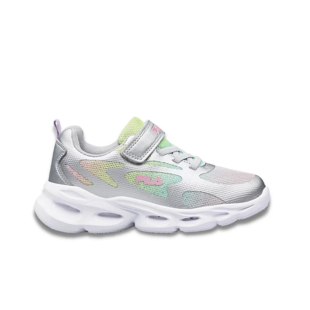 Φωτογραφία προϊόντος: Παιδικό sneaker για κορίτσια Fila Flash Gordon PU V ασημί με φωτάκια