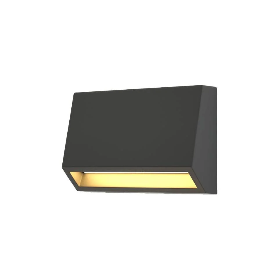 Φωτογραφία προϊόντος: it-Lighting Blue LED 3W 3CCT Outdoor Wall Lamp Anthracite D:10cmx7cm (80202140)