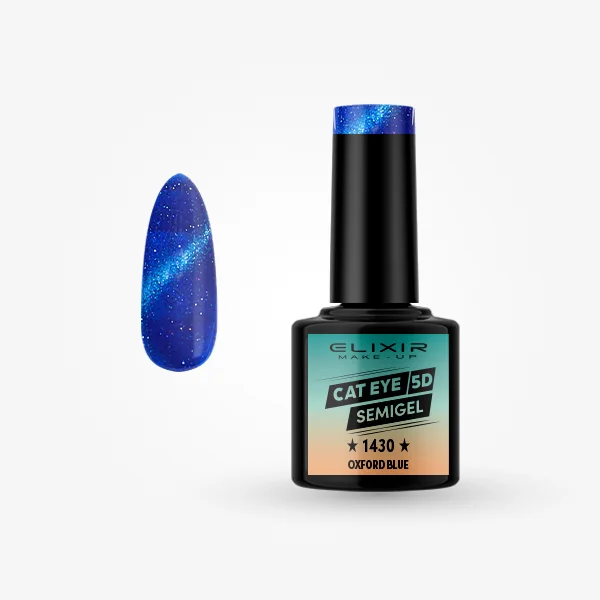 Φωτογραφία προϊόντος: Elixir Makeup Elixir Make-Up Semigel Nail Polish (Oxford blue)#1430 8ml
