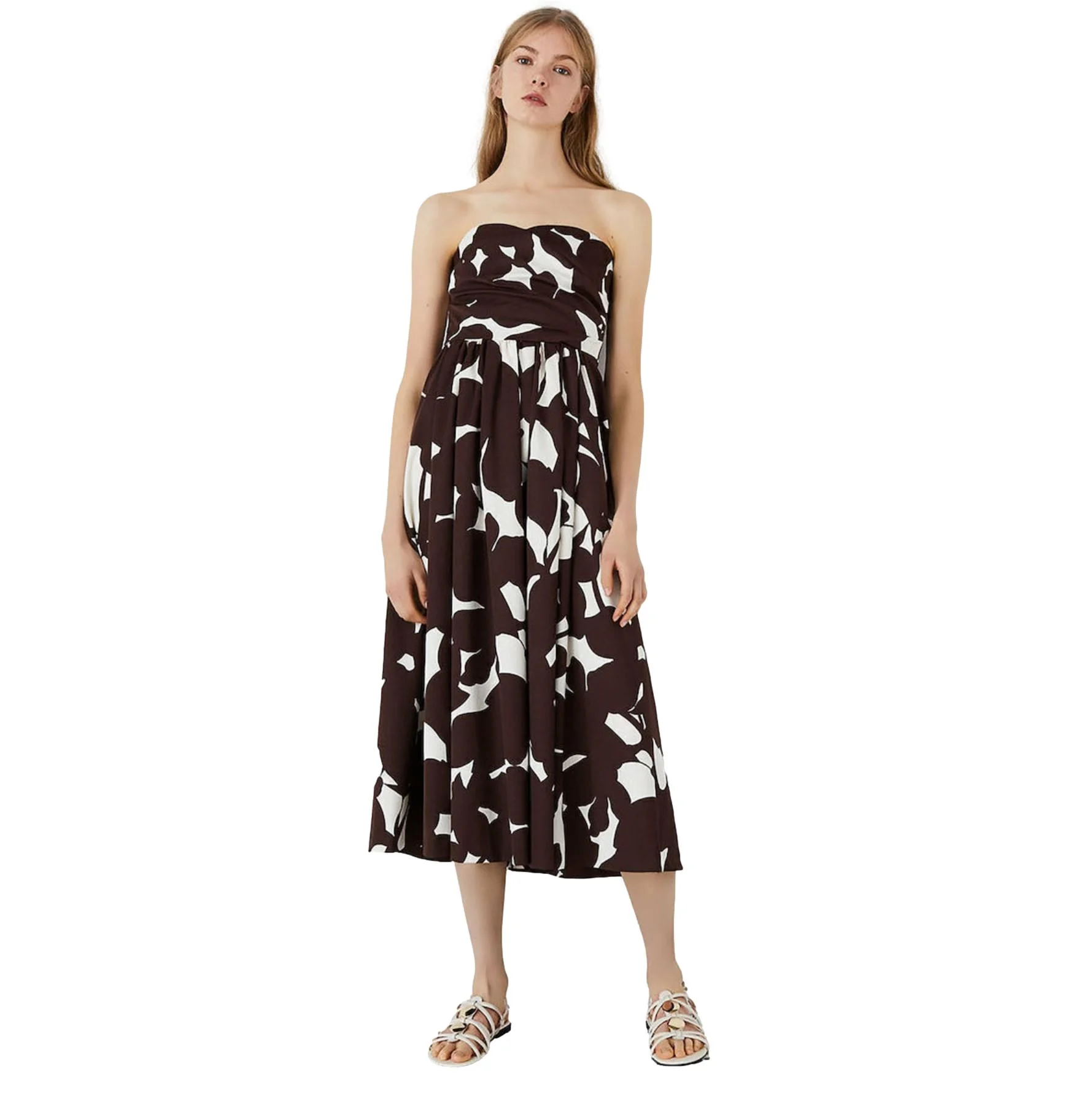 Φωτογραφία προϊόντος: Emme by Marella Φόρεμα Patterned dress Emme Marella PROFETA Brown Γυναικείο