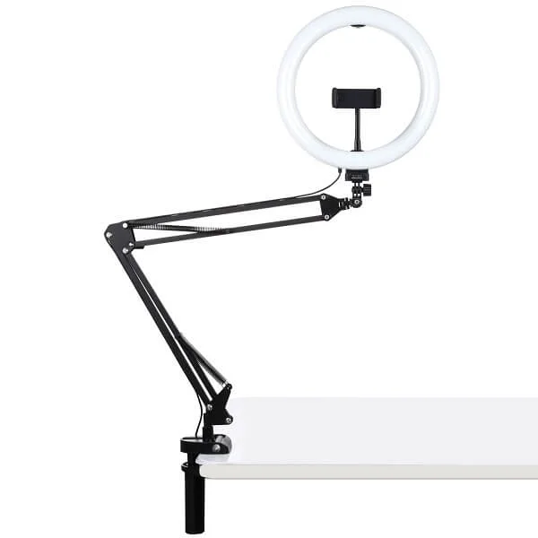 Φωτογραφία προϊόντος: PULUZ Ring Light με Ρυθμιζόμενο Βραχίονα - Λάμπα Φωτογράφισης Δακτυλίδι 9,4W