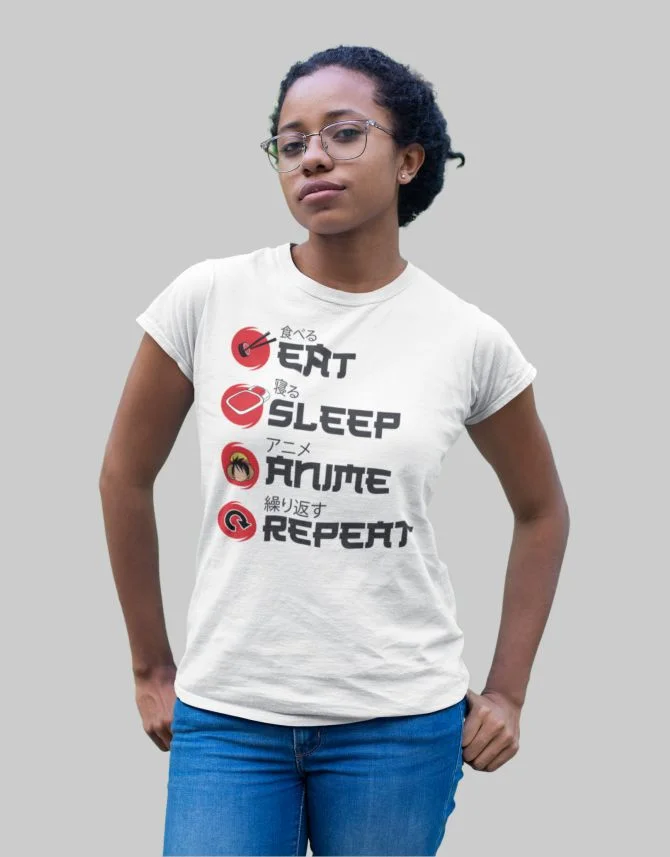 Φωτογραφία προϊόντος: ΤΚΤ Eat Sleep Anime Repeat w T-Shirt