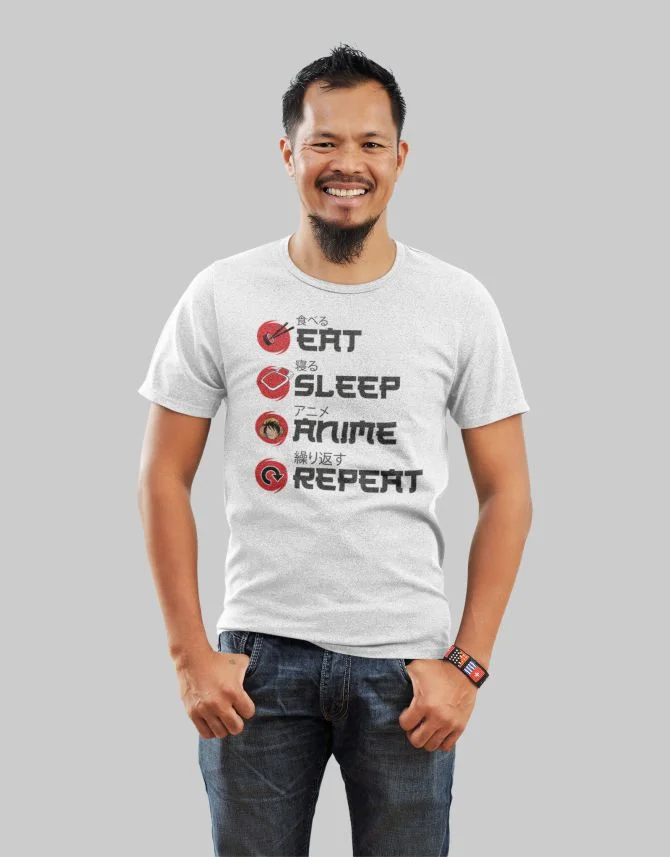 Φωτογραφία προϊόντος: ΤΚΤ Eat Sleep Anime Repeat T-Shirt