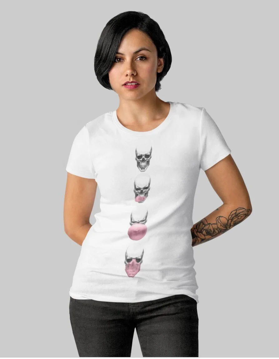 Φωτογραφία προϊόντος: ΤΚΤ Skull Bubble w T-shirt