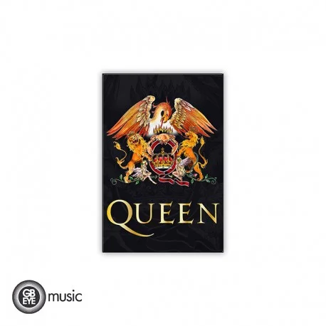 Φωτογραφία προϊόντος: GB EYE Μαγνητάκι QUEEN - Standard Magnet (golden) - Crest GBYMGN001