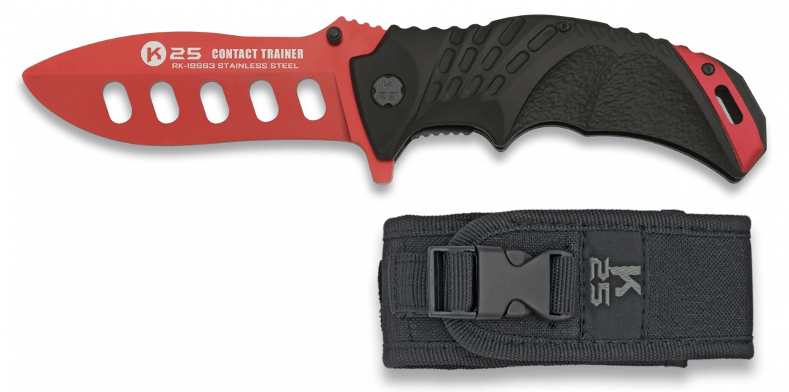 Φωτογραφία προϊόντος: Σουγιάς K25, Training Pro Knife, Rubber, Red, 19963