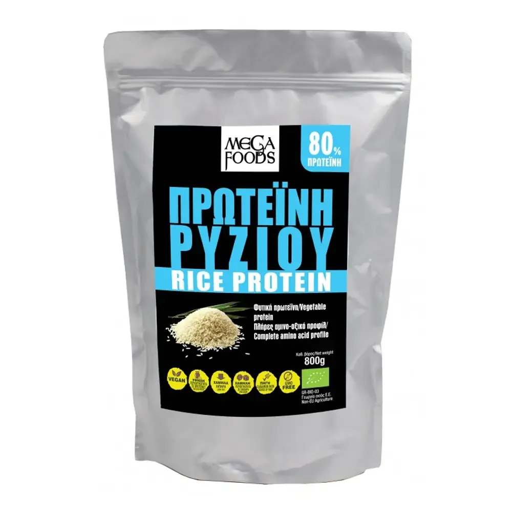 Φωτογραφία προϊόντος: OEM Πρωτεινη Ρυζιου (Rice Protein) Βιο 800Γρ - ΒΙΟ653