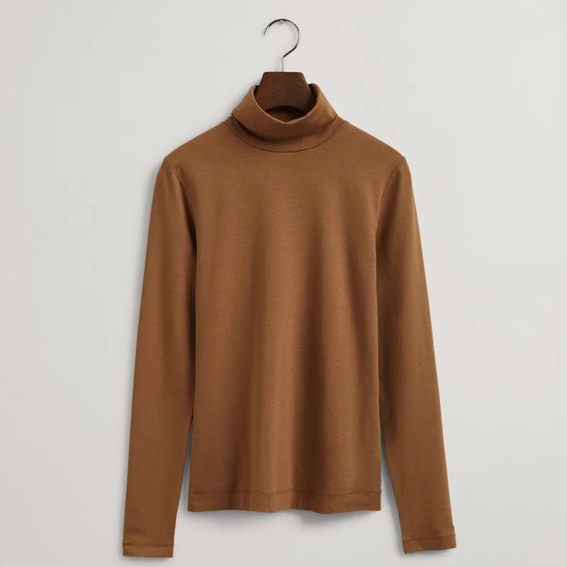 Φωτογραφία προϊόντος: Μπλούζα γυναικεία Gant Turtleneck Roasted Walnut