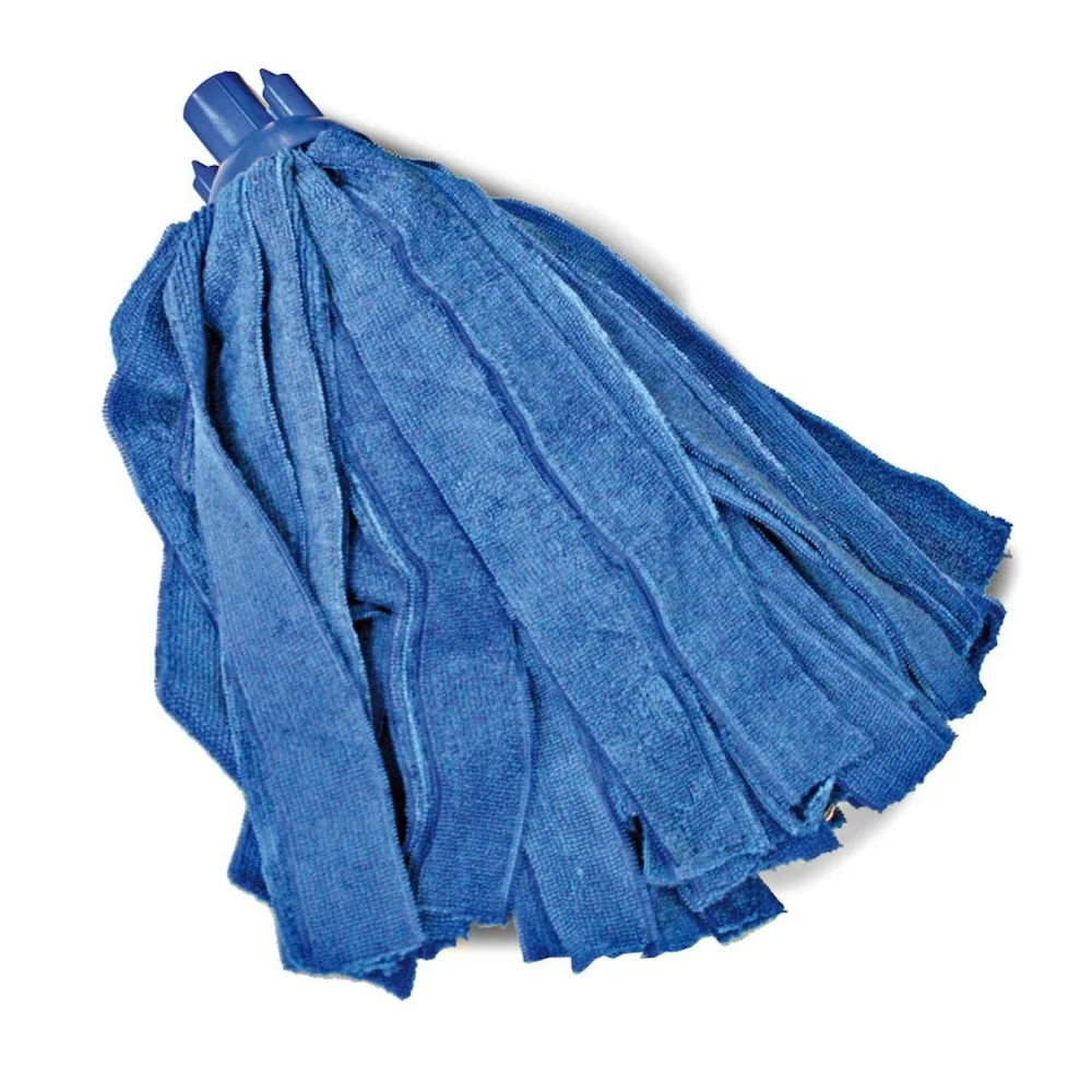 Φωτογραφία προϊόντος: Delta Cleaning Microfiber Σφουγγαρίστρα ημιεπαγγελματική με λωρίδες Μπλε / ΕΜ24M
