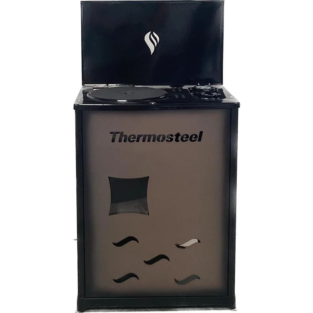 Φωτογραφία προϊόντος: ThermoSteel Θερμάστρα - Σόμπα πετρελαίου εμαγιέ Γκρί-Μαύρο / D9000G