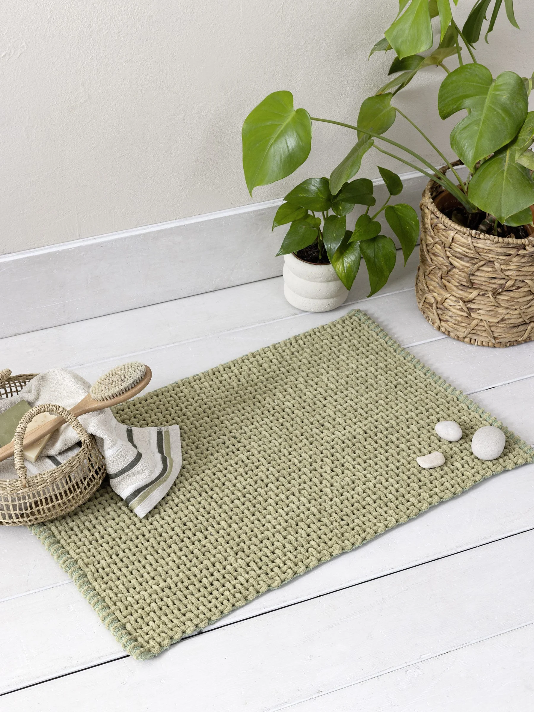 Φωτογραφία προϊόντος: Nima Home Πατάκι Μπάνιου 50x80 Mist - Olive Green Πράσινο