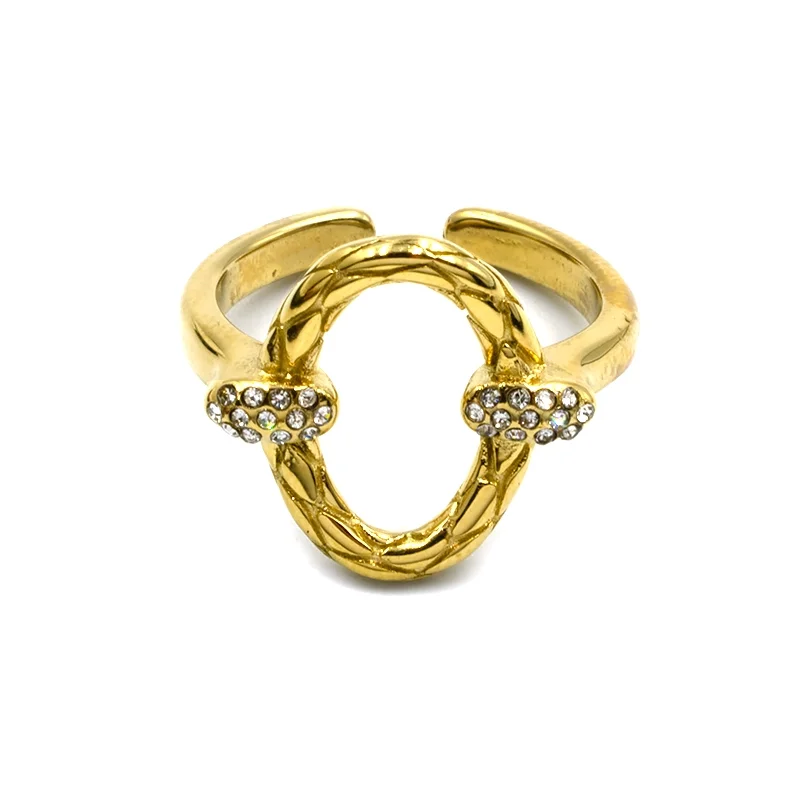 Φωτογραφία προϊόντος: Δαχτυλίδι με Στρας Awear Monroe Gold