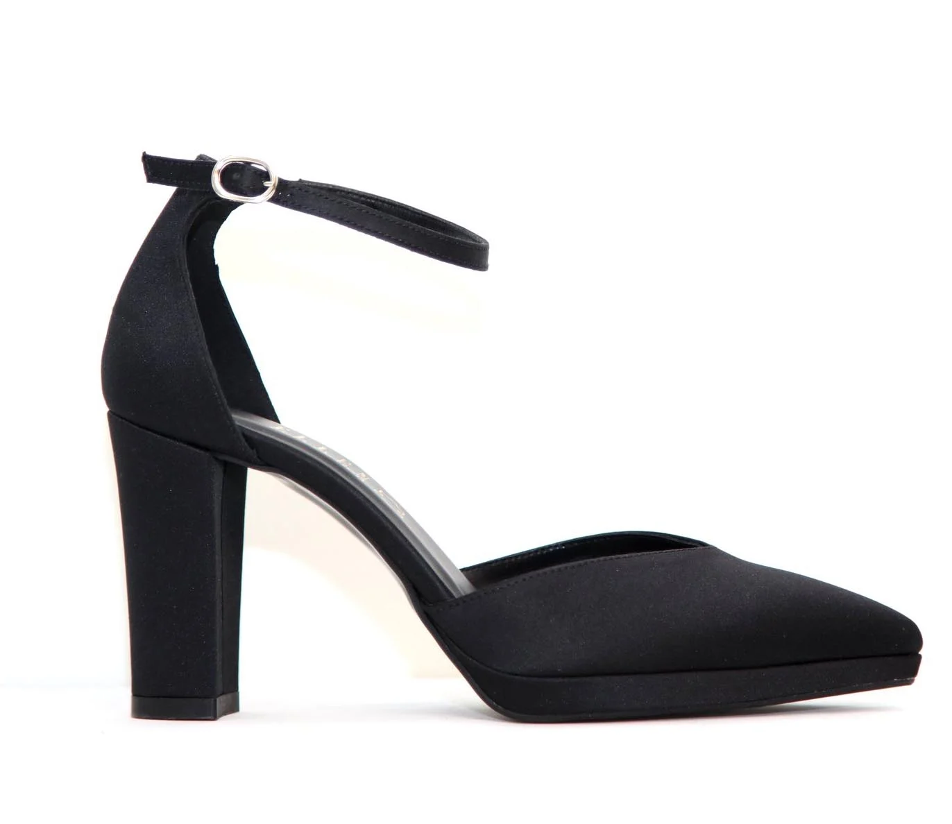 Φωτογραφία προϊόντος: Ellen Shoes 84547 Γυναικεία Γόβα από Σατέν σε Μαύρο χρώμα