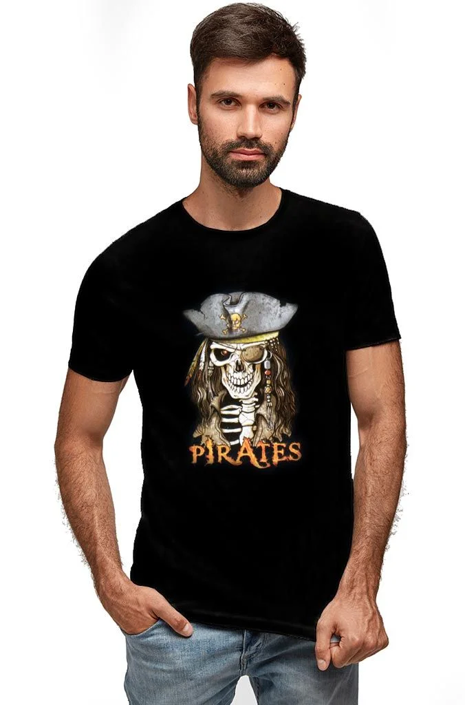 Φωτογραφία προϊόντος: Prime T-Shirt Μαύρο με σχέδιο Πειρατής 4805-1