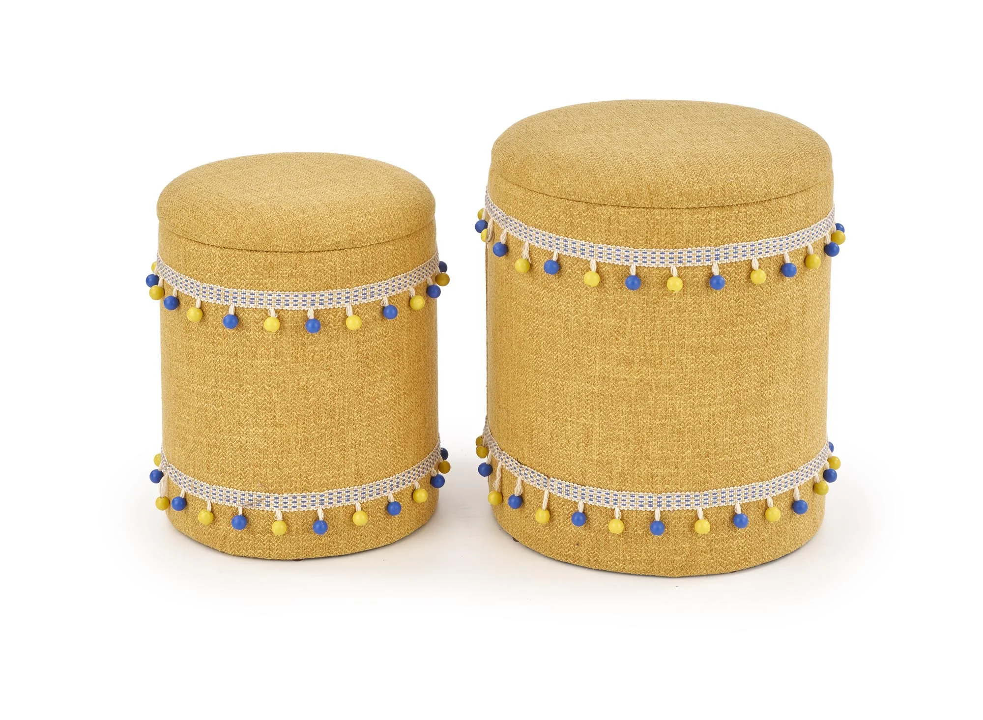 Φωτογραφία προϊόντος: GRADO set of two color: yellow DIOMMI V-CH-GRADO-PUFA-ŻÓŁTY