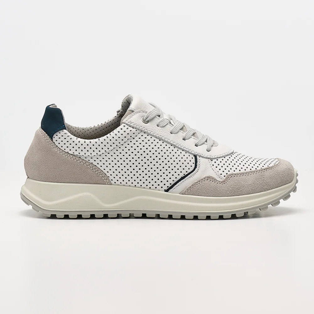 Φωτογραφία προϊόντος: Imac Sneakers Ανδρικό ΔΕΡΜΑ Άσπρο IMA/552440 BIANGO
