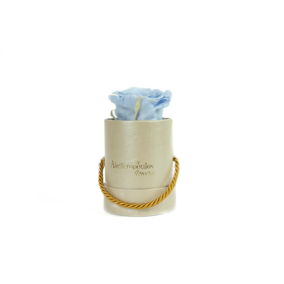 Φωτογραφία προϊόντος: Aleiferopoulos Flowers Dejuiced Forever Rose in a Luxury Ecru Forever Rose Box (RB156)