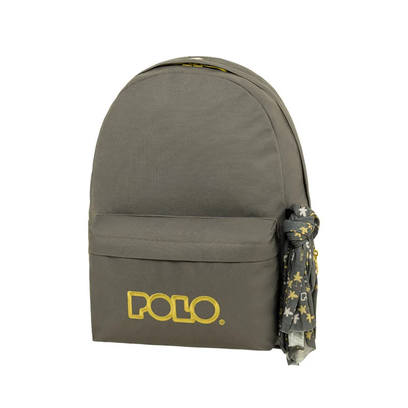 Φωτογραφία προϊόντος: POLO ΣΑΚΙΔΙΟ ORIGINAL SCARF GREY/GOLD-ΓΚΡΙ/ΧΡΥΣΟ