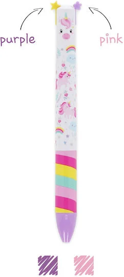 Φωτογραφία προϊόντος: LEGAMI TWO-COLOUR BALLPOINT PEN - CLICK+amp;CLACK UNICORN