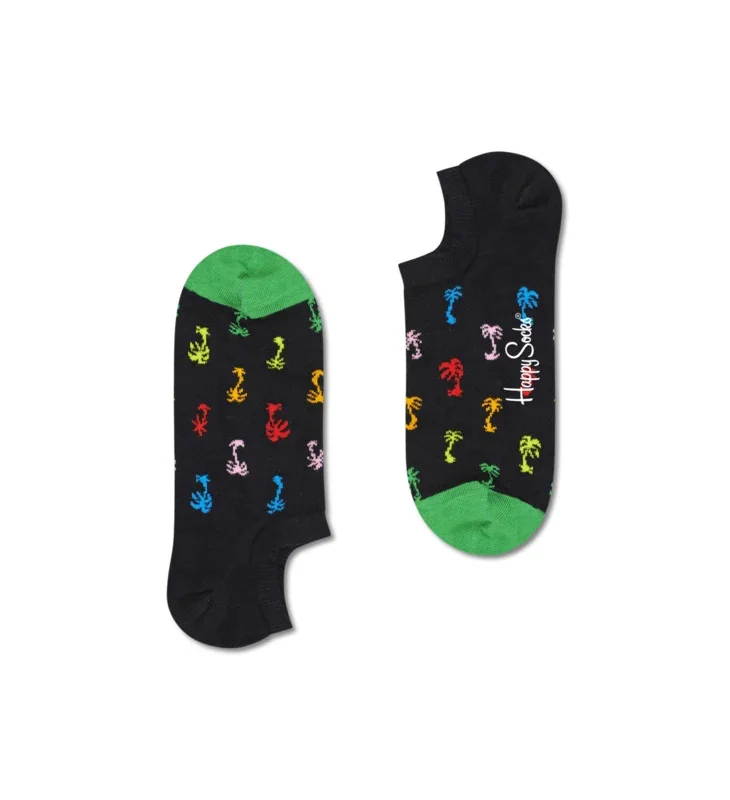 Φωτογραφία προϊόντος: Unisex Κάλτσες Happy Socks Palm No Show Sock PLM38 - 41-46, ΜΑΥΡΟ