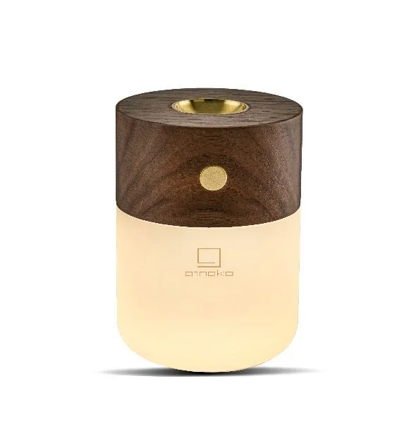 Φωτογραφία προϊόντος: GINGKO G017WT SMART DIFFUSER LAMP NATURAL WALNUT WOOD
