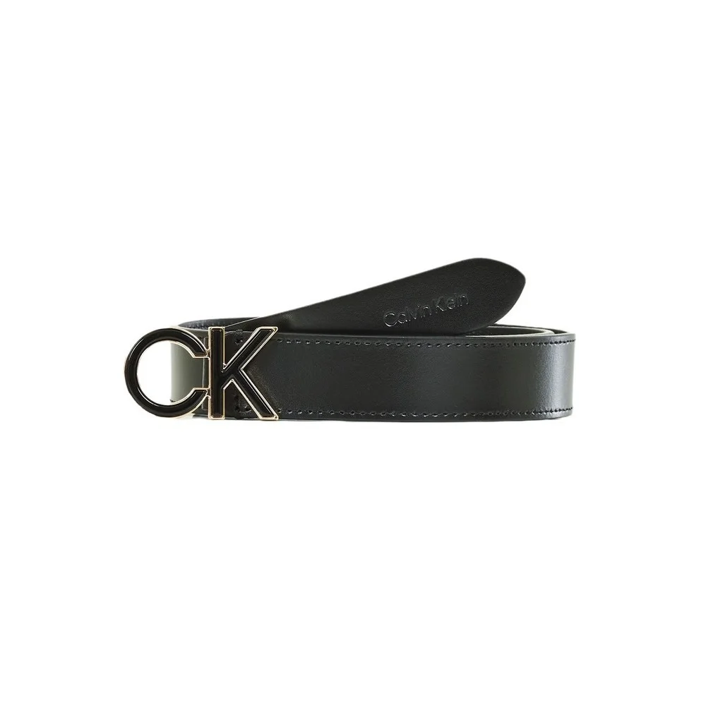 Φωτογραφία προϊόντος: Γυναικείες Ζώνες Calvin Klein Re-Lock Saff Ck 3cm Belt K60K609980 - 80, ΜΑΥΡΟ