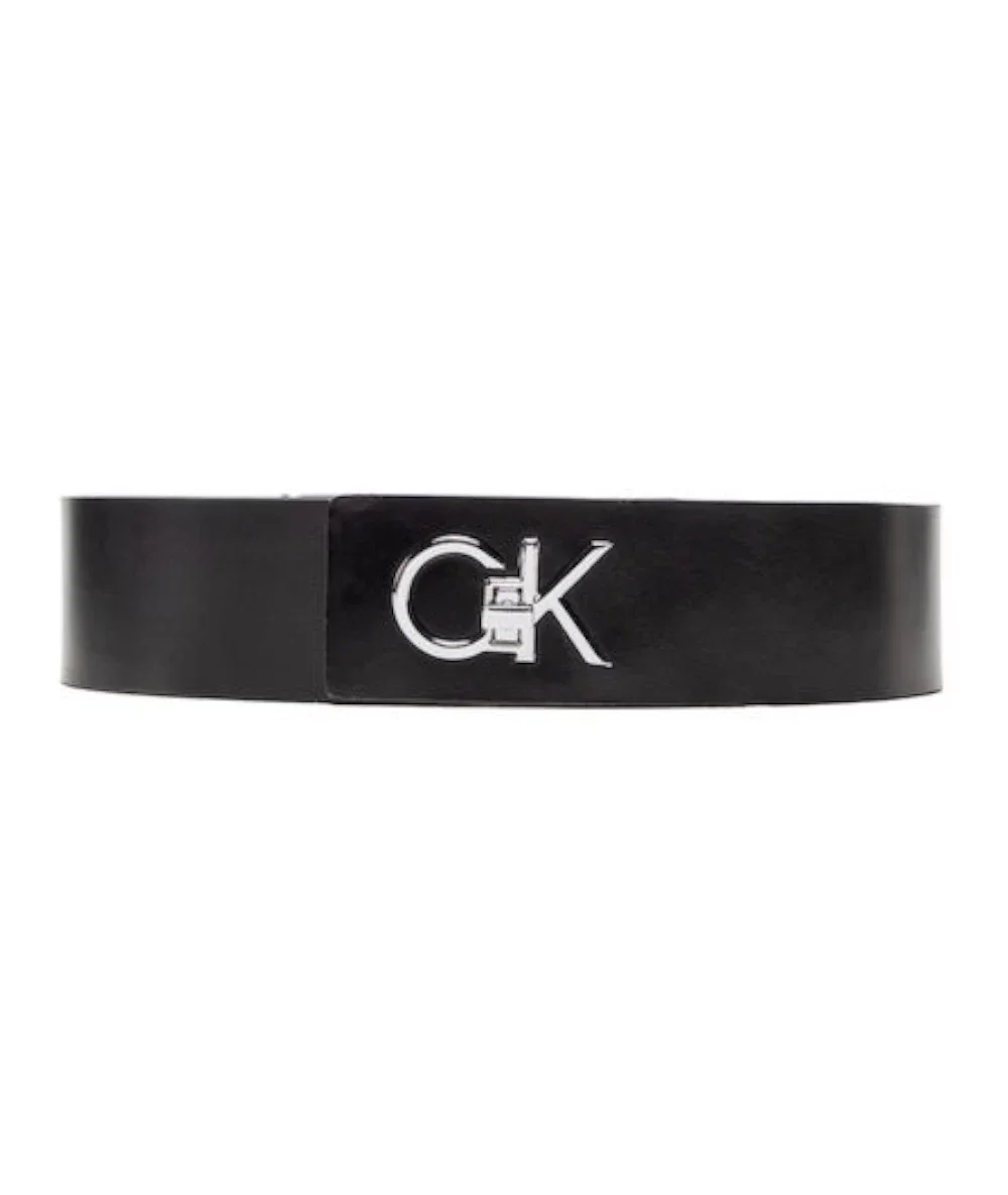 Φωτογραφία προϊόντος: Γυναικείες Ζώνες Calvin Klein Re-Lock High Waist Belt 50mm K60K609647 - 85, ΜΑΥΡΟ