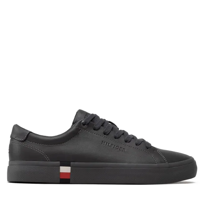 Φωτογραφία προϊόντος: Ανδρικά Sneakers Tommy Hilfiger Modern Vulc Corporate Leather FM0FM04036 - 42, ΓΚΡΙ