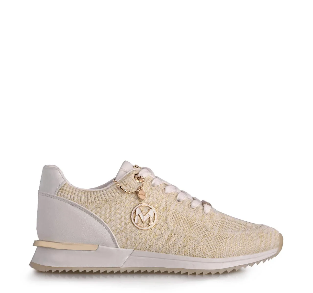 Φωτογραφία προϊόντος: Γυναικεία Sneakers Mexx Gitte Glitter MXK040001W - 39, ΕΚΡΟΥ