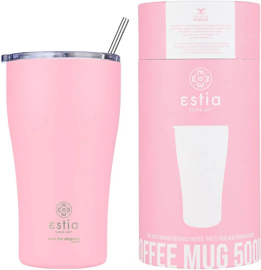 Φωτογραφία προϊόντος: ESTIA HOME COFFEE MUG StA 500ml BLOSSOM ROSE