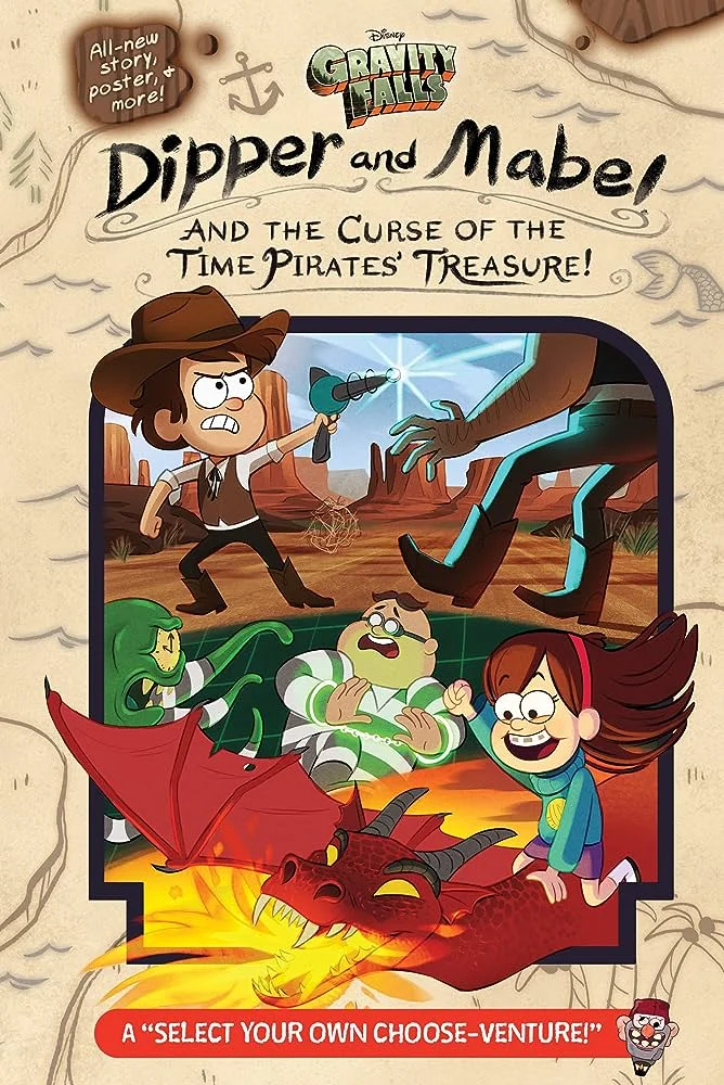 Φωτογραφία προϊόντος: DISNEY PRESS GRAVITY FALLS: : DIPPER AND MABEL AND THE CURSE OF THE TIME PIRATES TREASURE!