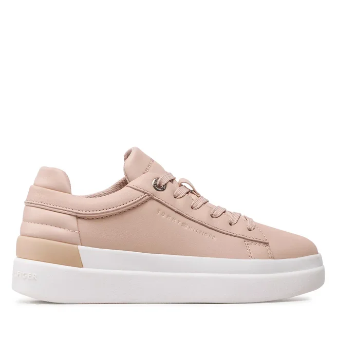 Φωτογραφία προϊόντος: Γυναικεία Sneakers Tommy Hilfiger Th Feminine Leather FW0FW06511 - 38, ΡΟΖ