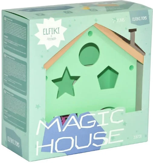 Φωτογραφία προϊόντος: Remoundo ELFIKI BIOPLASTIC TOY "HOUSE" ΣΠΙΤΑΚΙ ΜΕ ΣΧΗΜΑΤΑ