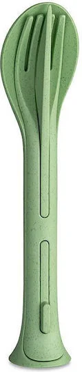 Φωτογραφία προϊόντος: KOZIOL CUTLERY SET 3-PIECES KLIKK POCKET NATURE LEAF GREEN ΣΕΤ ΜΑΧΑΙΡΟΠΗΡΟΥΝΑ