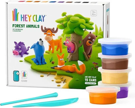 Φωτογραφία προϊόντος: Δεσύλλας HEY CLAY FOREST ANIMALS