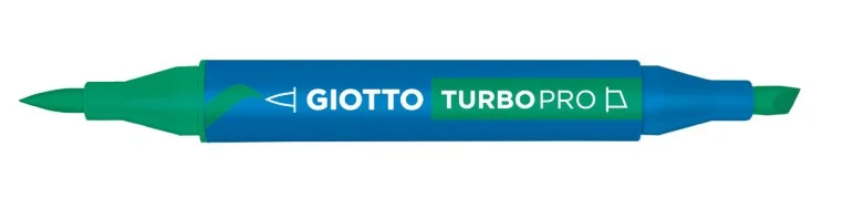 Φωτογραφία προϊόντος: Giotto-Filla GIOTTO TURBO PRO ΠΡΑΣΙΝΟ ΣΜΑΡΑΓΔΙ ΜΑΡΚΑΔΟΡΟΣ ΜΕ ΔΙΠΛΗ ΜΥΤΗ