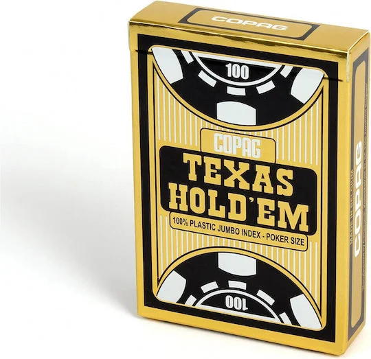 Φωτογραφία προϊόντος: Bicycle COPAG TEXAS HOLD EM GOLD - JUMBO FACE - 2 INDEX - BLACK
