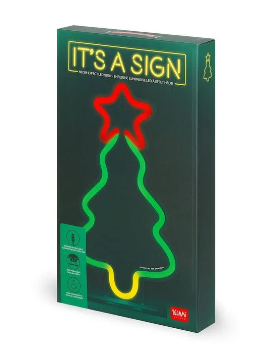 Φωτογραφία προϊόντος: LEGAMI NEON-EFFECT LED SIGN - IT S A SIGN - XMAS TREE