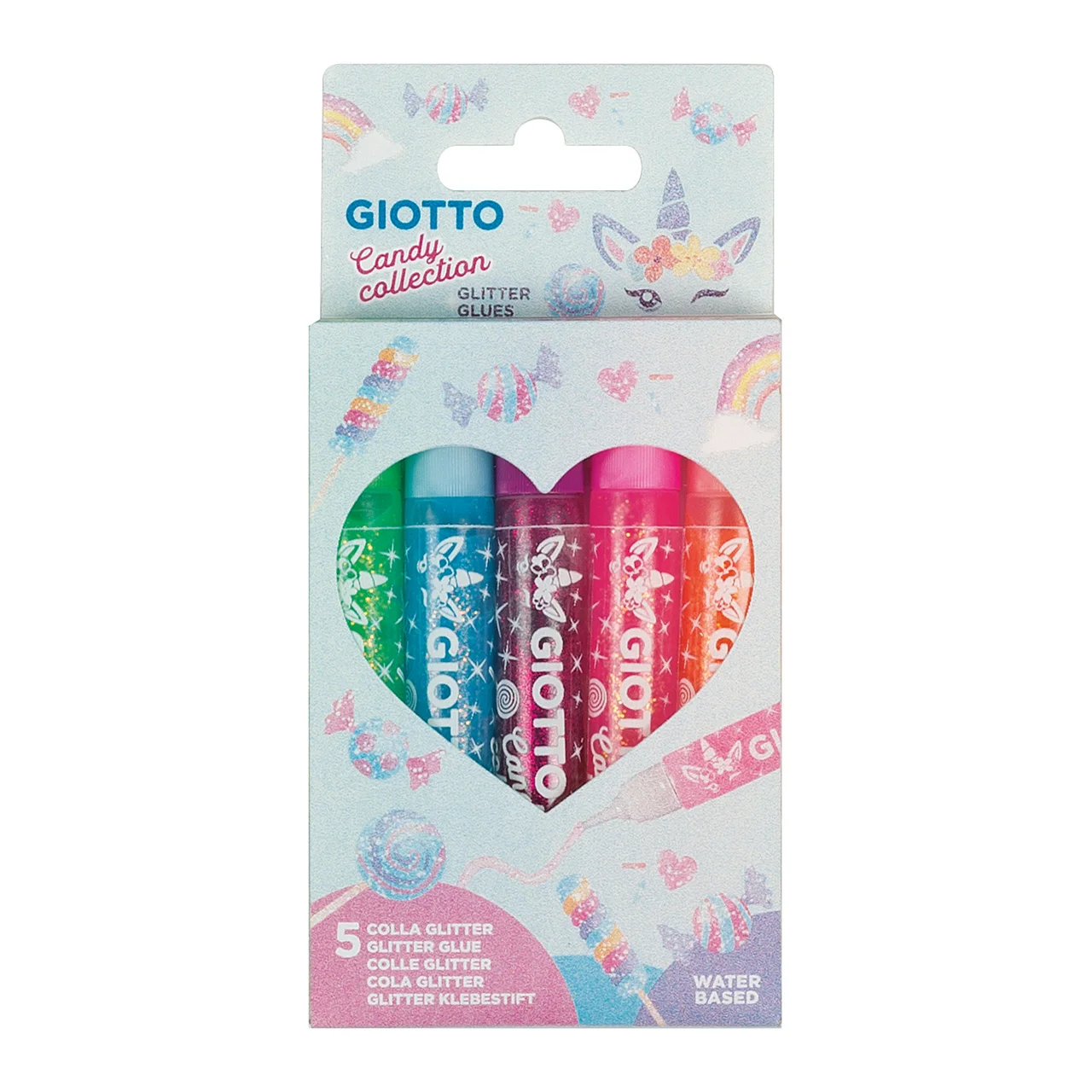 Φωτογραφία προϊόντος: Giotto-Filla GIOTTO GLITTER ΚΟΛΛΑ CANDY COLLECTION