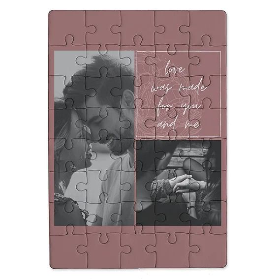 Φωτογραφία προϊόντος: OEM Puzzle Love was made for me and you ! Κάθετο A4