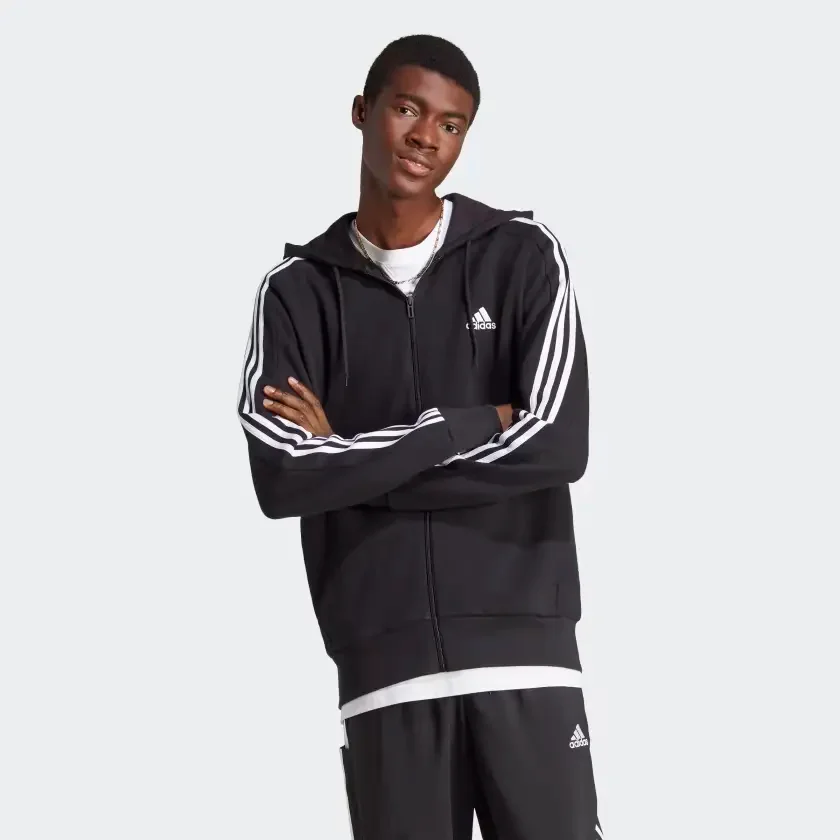 Φωτογραφία προϊόντος: ADIDAS ESSENTIALS FRENCH TERRY 3-STRIPES FULL-ZIP HOODIE (IC0433)