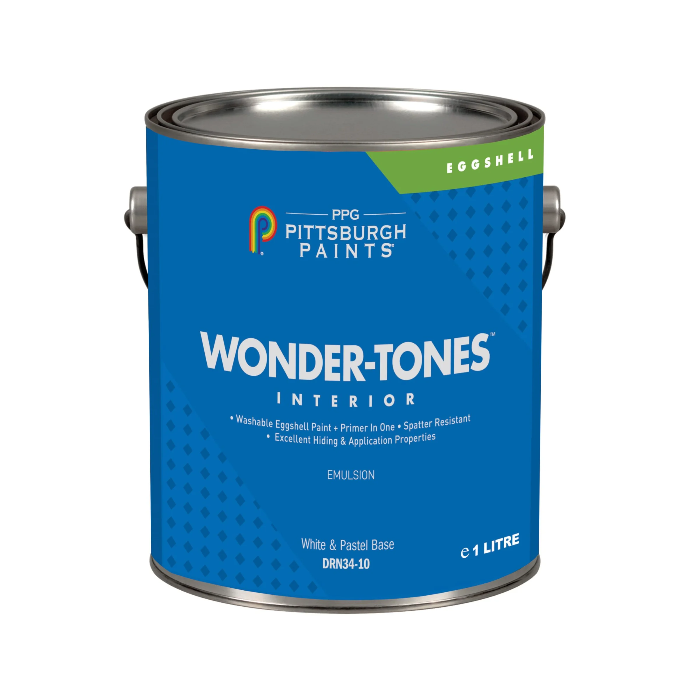 Φωτογραφία προϊόντος: PPG Wonder-Tones Eggshell Πλαστικό Χρώμα για Εσωτερική Χρήση 3lt Pittsburgh Paints DRN 34