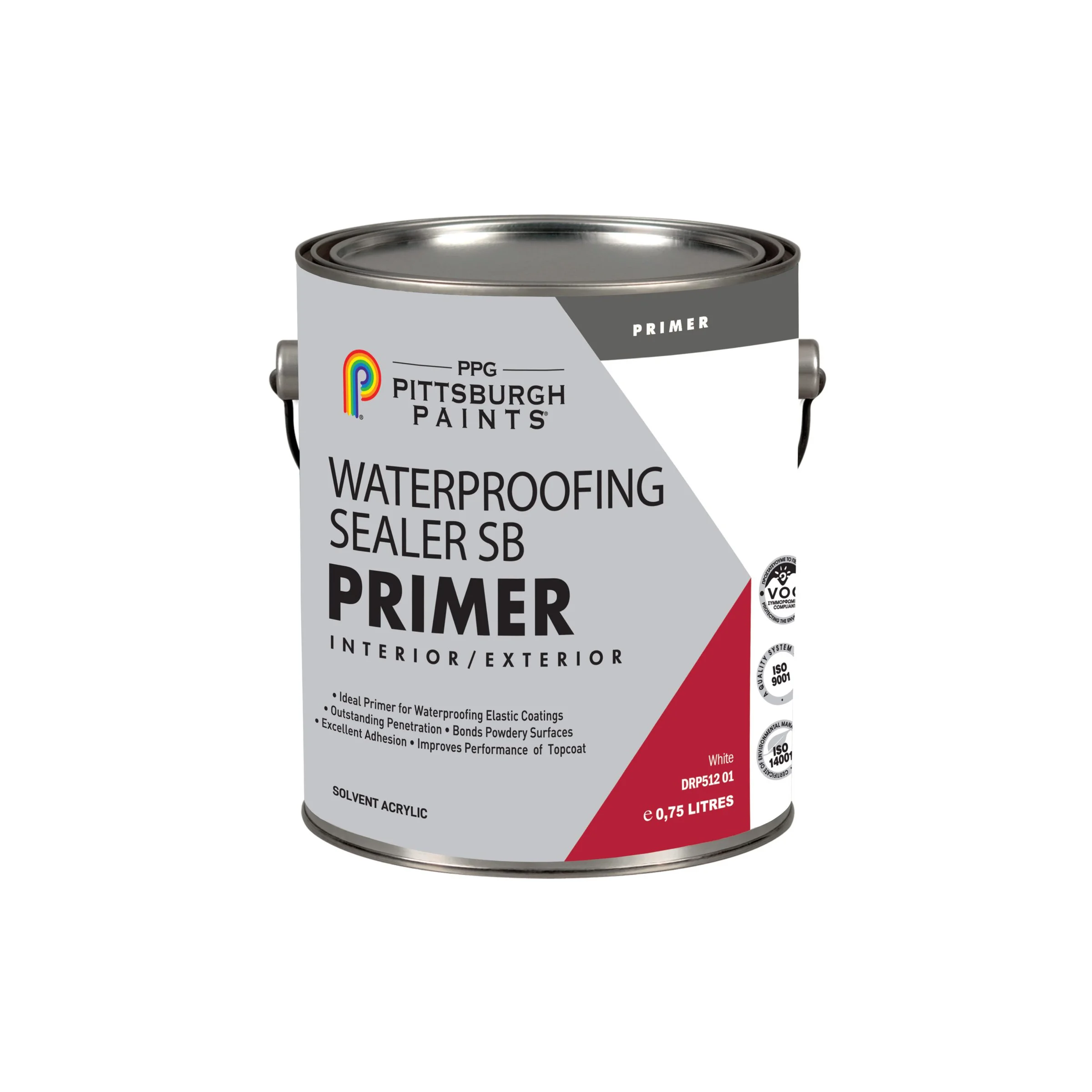 Φωτογραφία προϊόντος: PPG Waterproofing Sealer SB Primer Αδιάβροχο Σταθεροποιητικό Υπόστρωμα Διαλύτου Waterproofing Sealer SB Primer DRP 512 Pittsburgh Paints 10Lt