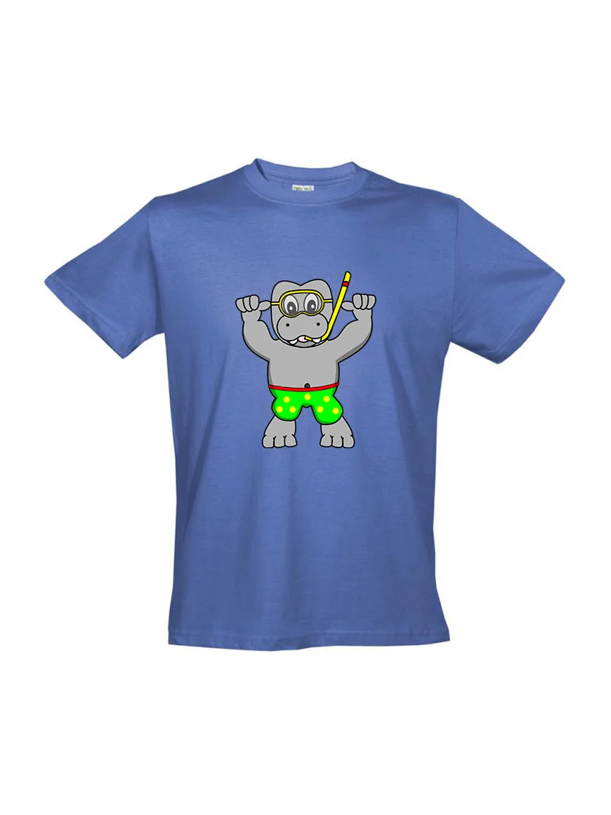 Φωτογραφία προϊόντος: Happy Hippo T-shirt 241/256 ROYAL BLUE